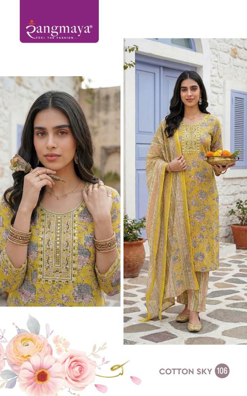 Rangmaya cotton sky wholesale kurti market in bhopal